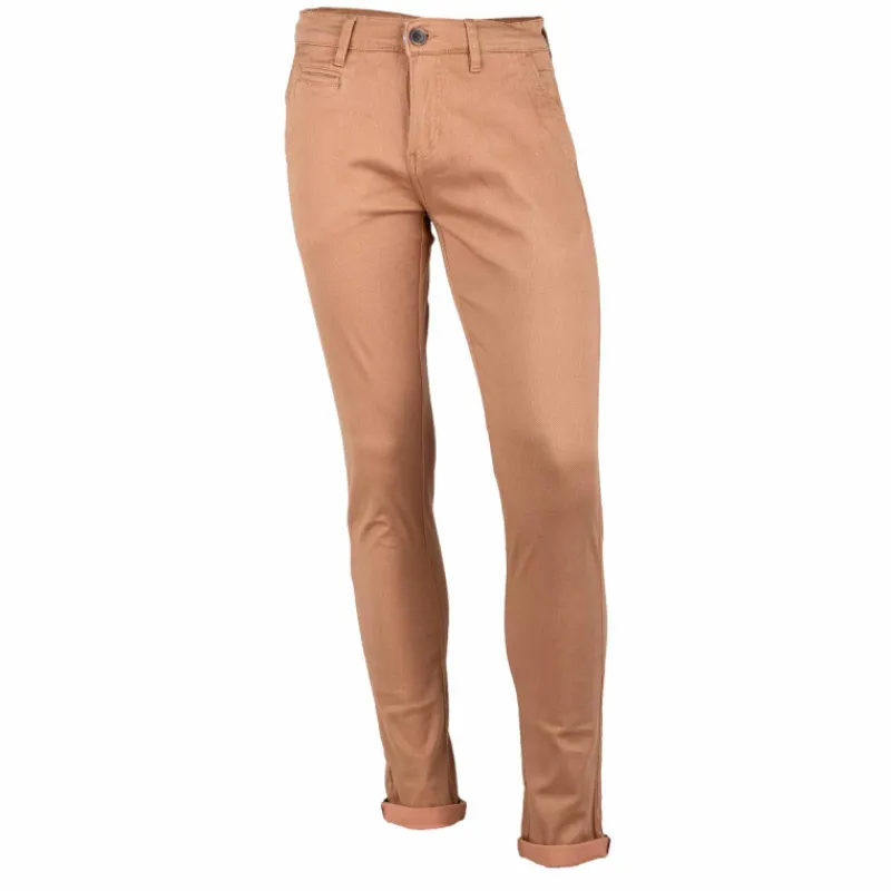 Outlet Pantalon chino imprimé coton stretch tamar Homme Homme Pantalon