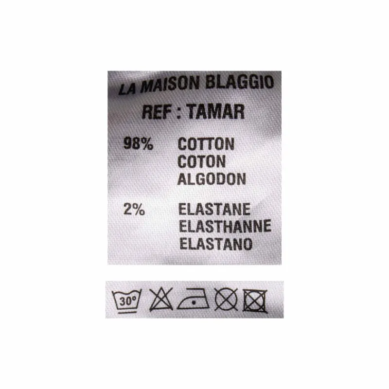 Outlet Pantalon chino imprimé coton stretch tamar Homme Homme Pantalon