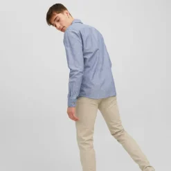 Outlet Pantalon chino Marco slim fit Homme Homme Pantalon