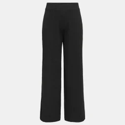 Best Pantalon cotelé ceinture élastique magan jambes larges black Femme Femme Pantalon