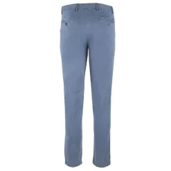 Outlet Pantalon coton bleu pétrole Homme Homme Pantalon