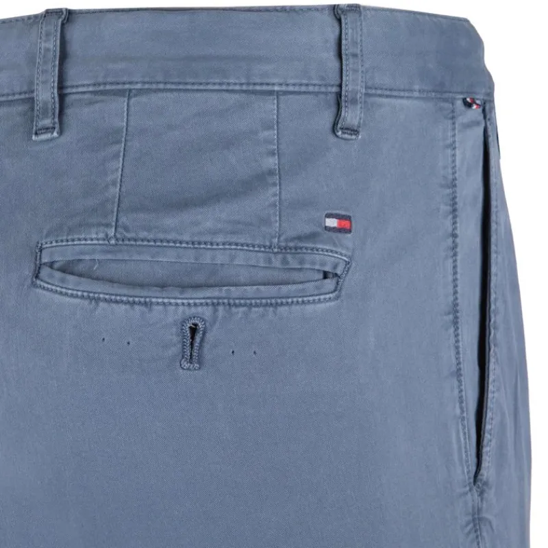 Outlet Pantalon coton bleu pétrole Homme Homme Pantalon