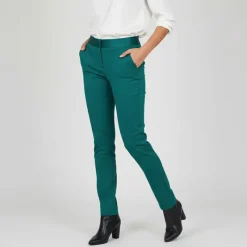Outlet Pantalon de tailleur carotte bottiglia ceinture satinée Femme Femme Pantalon