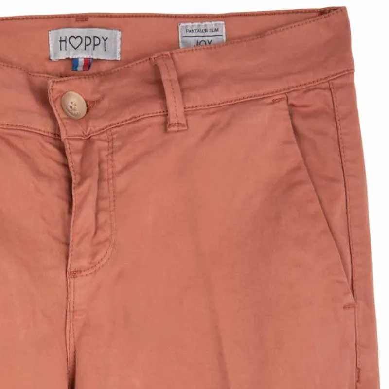 Clearance Pantalon en toile droit Femme Femme Pantalon