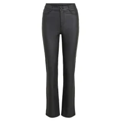 Hot Pantalon enduit straight fit taille haute vicommit noos Femme Femme Pantalon