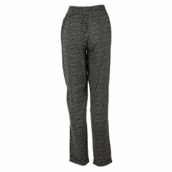 New Pantalon fluide droit à pois Femme Femme Pantalon