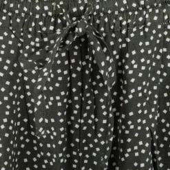 New Pantalon fluide droit à pois Femme Femme Pantalon