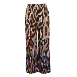 New Pantalon fluide imprimé animal Femme Femme Pantalon