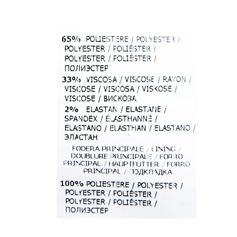 Clearance Pantalon grigio à carreaux Femme Femme Pantalon