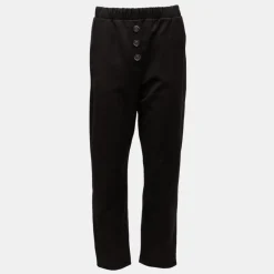 Online Pantalon grigio élastique regular Femme Femme Pantalon