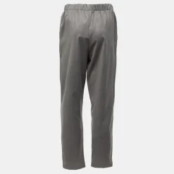 Online Pantalon grigio élastique regular Femme Femme Pantalon