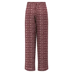 Outlet Pantalon jambes larges imprimé graphique Femme Femme Pantalon