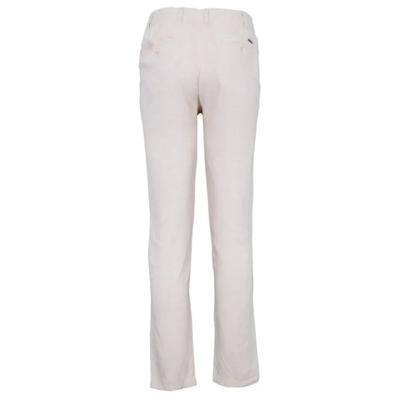 Outlet Pantalon lin mélangé cordon julien Homme Homme Pantalon