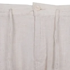 Outlet Pantalon lin mélangé cordon julien Homme Homme Pantalon