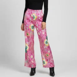 Outlet Pantalon mila imprimé animal et fleurs Femme Femme Pantalon