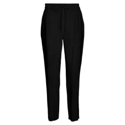 Hot Pantalon droit avec cordon de serrage Femme Femme Pantalon