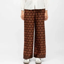 Hot Pantalon droit imprimé penny Femme Femme Pantalon