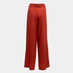 Clearance Pantalon palazzo regular avec ceinture à nouer Femme Femme Pantalon