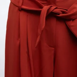 Clearance Pantalon palazzo regular avec ceinture à nouer Femme Femme Pantalon