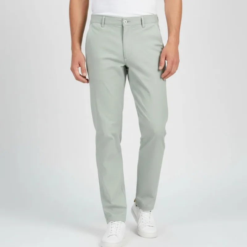 Clearance Pantalon palma chino carotte coton et lin Homme Homme Pantalon