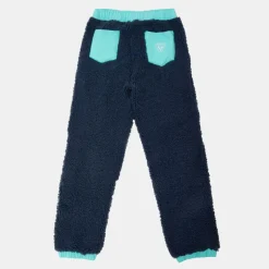 Pantalon polaire bleu marine avec cordon de serrage poches arrières bleu cyan Enfant Enfant Jean, Pantalon