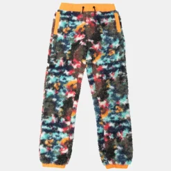 Hot Pantalon polaire imprimé multicolor avec poches oranges Enfant Enfant Jean, Pantalon