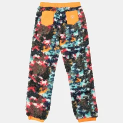 Hot Pantalon polaire imprimé multicolor avec poches oranges Enfant Enfant Jean, Pantalon