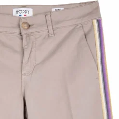 Clearance Pantalon slim brodé fantaisie Femme Femme Pantalon