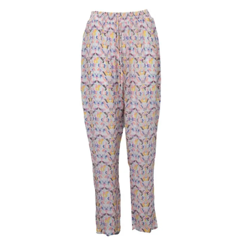 Online Pantalon toile beau à motif graphique Femme Femme Pantalon
