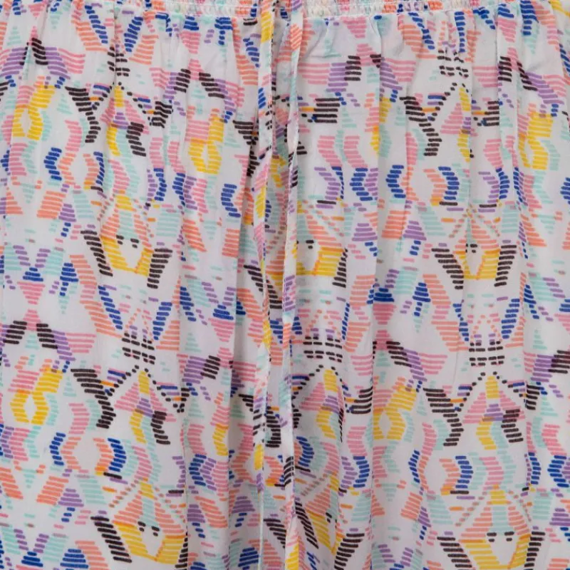 Online Pantalon toile beau à motif graphique Femme Femme Pantalon