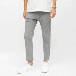 Outlet Pantalon toile coton 7/8 ème ajusté Homme Homme Pantalon