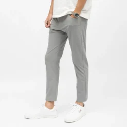 Outlet Pantalon toile coton 7/8 ème ajusté Homme Homme Pantalon