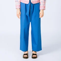 Online Pantalon toile ketty avec ceinture Femme Femme Pantalon