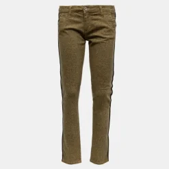 Outlet Pantalon vintage taille basse imprimé Femme Femme Pantalon