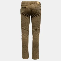 Outlet Pantalon vintage taille basse imprimé Femme Femme Pantalon