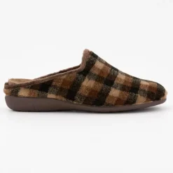 Best Pantoufles à carreaux doux Homme Homme Chaussons