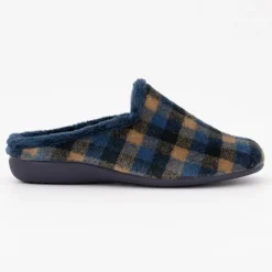 New Pantoufles à carreaux doux Homme Homme Chaussons