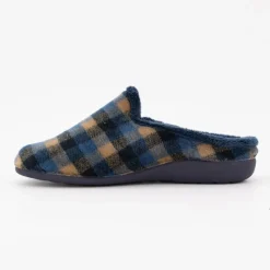 New Pantoufles à carreaux doux Homme Homme Chaussons