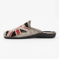 Online Pantoufles es effet moutonné drapeau londonien Homme Homme Chaussons