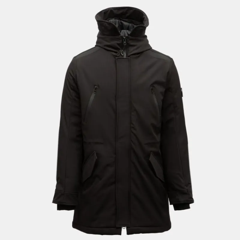 Discount Parka à capuche baryo logo écusson holographique Homme Homme Veste, Doudoune, Manteau