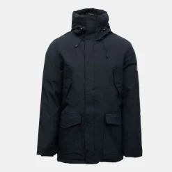 Best Parka à capuche col montant butcher Homme Homme Veste, Doudoune, Manteau