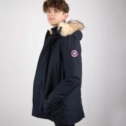 Outlet Parka à capuche Mario Homme Homme Veste, Doudoune, Manteau
