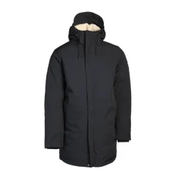 Clearance Parka blanco regular avec capuche fausse fourrure Homme Homme Veste, Doudoune, Manteau