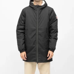 Discount Parka lisse zippé capuche intérieur polaire Homme Homme Veste, Doudoune, Manteau