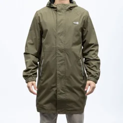 Online Parka mi longue à capuche zippée avec poches Homme Homme Veste, Doudoune, Manteau