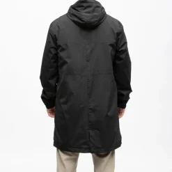 Best Parka mi longue à capuche zippée avec poches Homme Homme Veste, Doudoune, Manteau