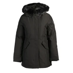 Outlet Parka nina full black Femme Femme Veste, Doudoune, Manteau