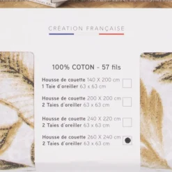 Clearance Parure de lit bay 240x260 Mixte Linge De Maison