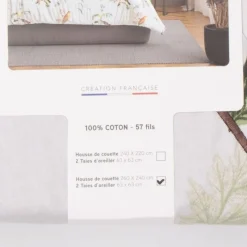 Parure de lit clarisse 240x260 Mixte Linge De Maison