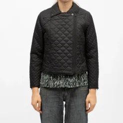 Online Perfecto matelassé zippé Femme Femme Veste, Doudoune, Manteau